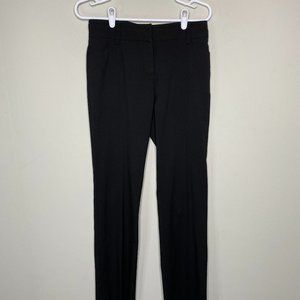 Bocaccio Uomo Pleated Dress Pants Women's 16R Black Pinstriped Business Office